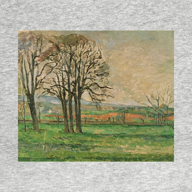 The Bare Trees at Jas de Bouffan by Paul Cezanne by Classic Art Stall